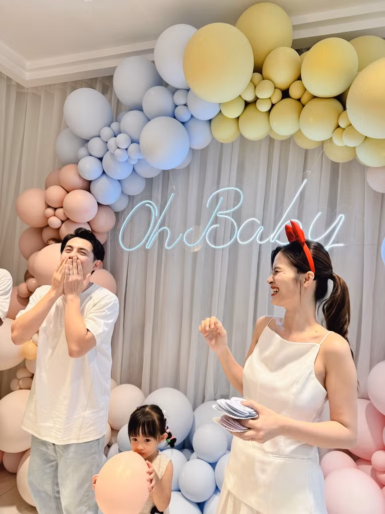 Gia đình nhỏ của Nhi - Thắng sẵn sàng chào đón thành viên mới.