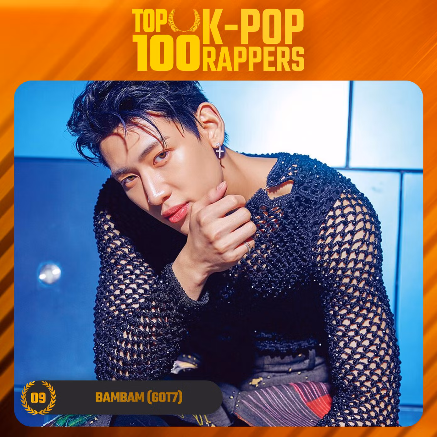 Hạng 9 thuộc về thành viên gốc Thái Lan của GOT7 kiêm bạn thân Lisa, Bambam. Anh không chỉ rap giỏi mà còn được đánh giá cao về khả năng nhảy, sáng tác và sản xuất âm nhạc.