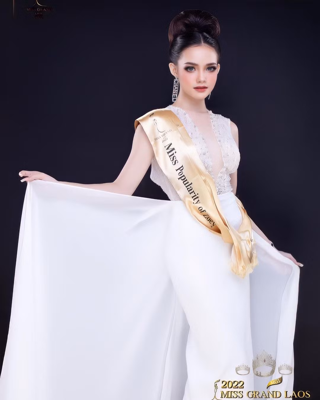 Cuộc thi Hoa hậu Hòa bình Lào bắt đầu được tổ chức từ năm 2017 để tìm kiếm đại diện tham dự Hoa hậu Hòa bình Quốc tế. Tuy nhiên, các người đẹp Lào vẫn có thành tích khiêm tốn ở sân chơi sắc đẹp này.