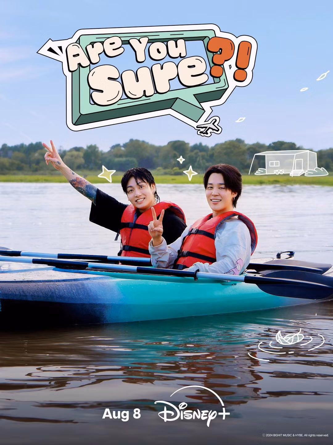 Poster ngập tràn cảm giác thiên nhiên của Are You Sure?! mùa 1.