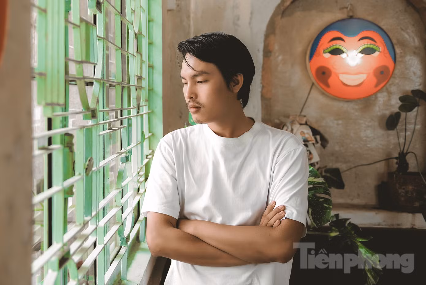 Để chuẩn bị cho vai diễn, Lê Phong Vũ phải lên Lâm Đồng sống một thời gian trước khi bấm máy. Ảnh: Hoàng Nam. Để chuẩn bị cho vai diễn, Lê Phong Vũ phải lên Lâm Đồng sống một thời gian trước khi bấm máy. Ảnh: Hoàng Nam.