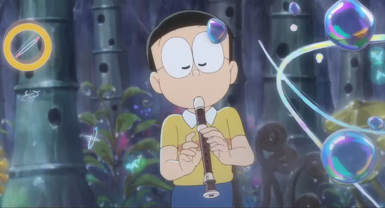 Hình ảnh trong phim Doraemon: Nobita và bản giao hưởng địa cầu.