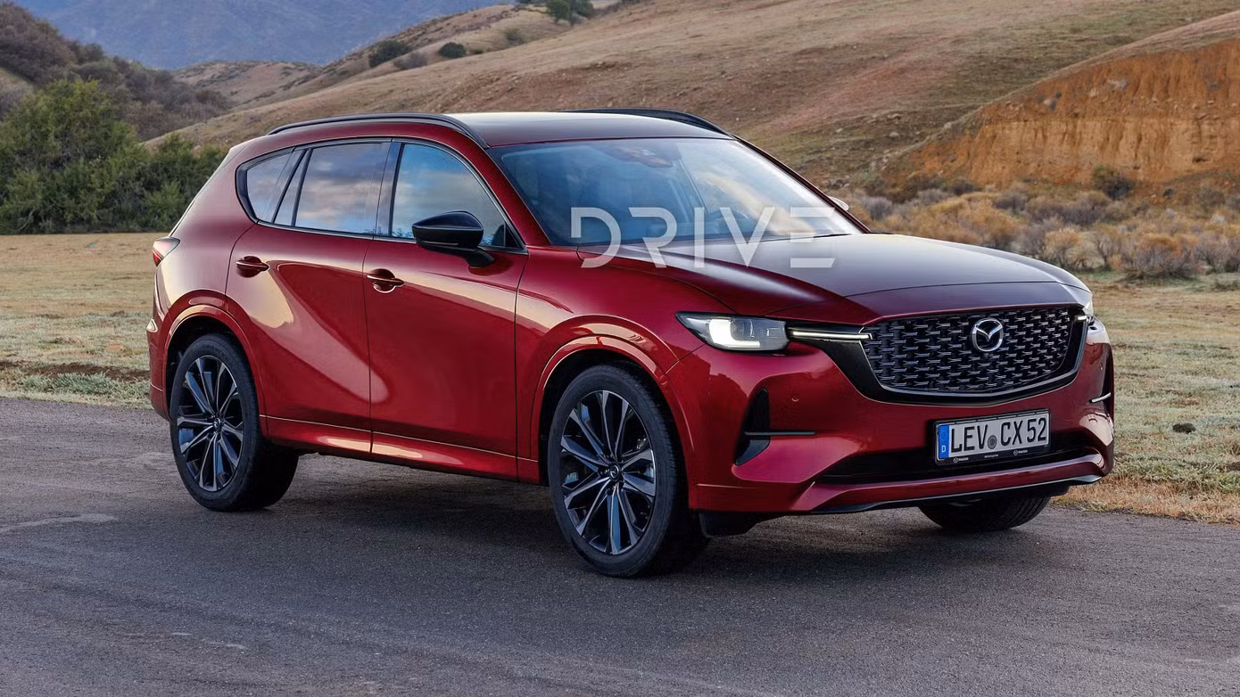 Hình ảnh phác họa của Mazda CX-5 thế hệ mới. Ảnh: Drive.