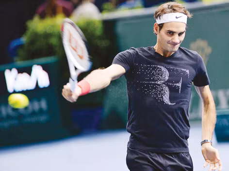 Federer vẫn luôn nhận được sự tôn trọng từ các đối thủ. ảnh: Paris Masters