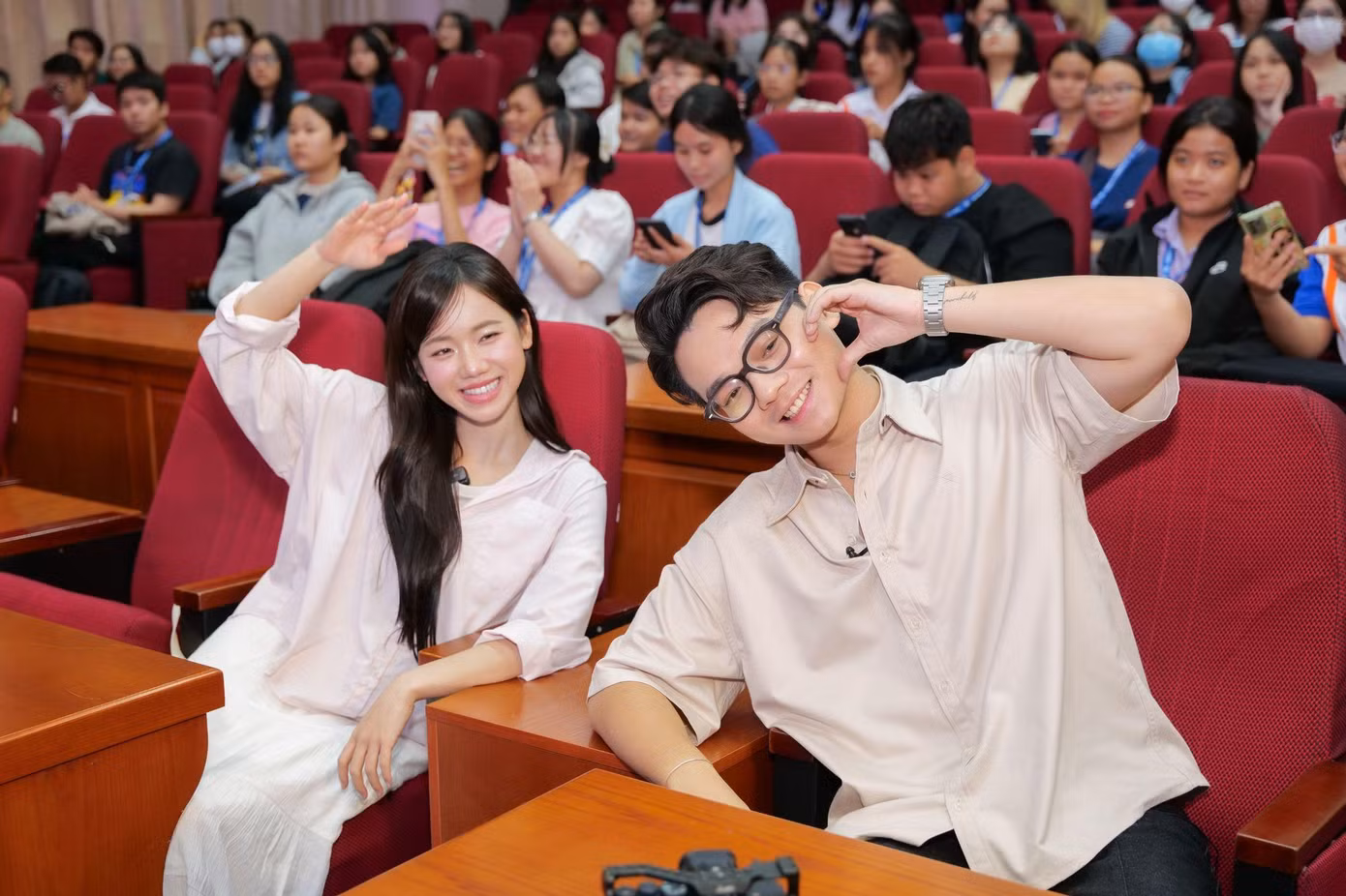 Meichan và Nam Khánh cũng có những chia sẻ bổ ích trong workshop