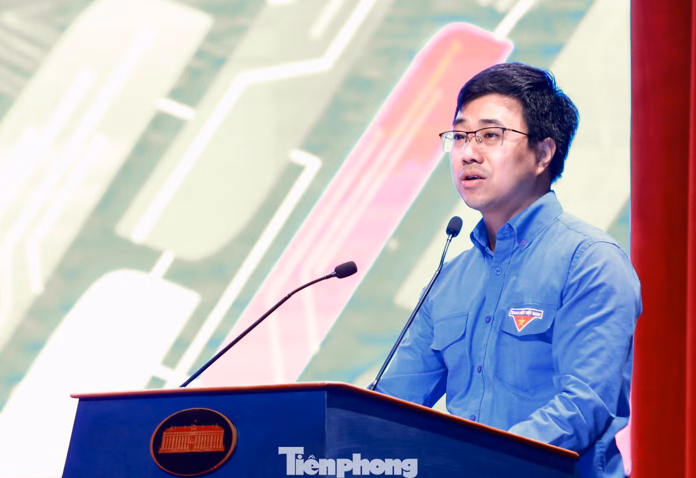Anh Bùi Hoàng Tùng phát biểu tại chương trình. Ảnh: Vương Bảo Anh Anh Bùi Hoàng Tùng phát biểu tại chương trình. Ảnh: Vương Bảo Anh