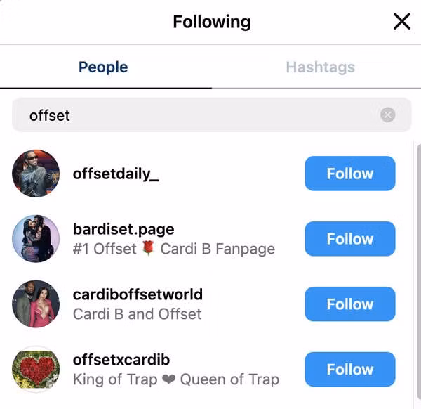 Cardi B cũng hủy theo dõi Offset.