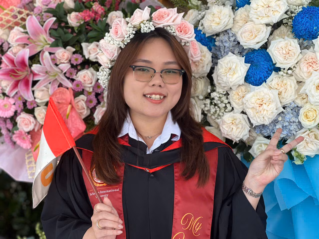 Lê Thị Mỹ Quyền giành nhiều thành tích nổi bật trong học tập.