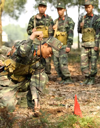 Đánh dấu điểm nghi vấn có mìn