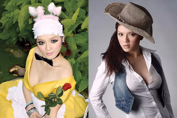 Lý Nhã Kỳ thường chứng tỏ gu ăn mặc khá… kỳ. Ảnh: Internet