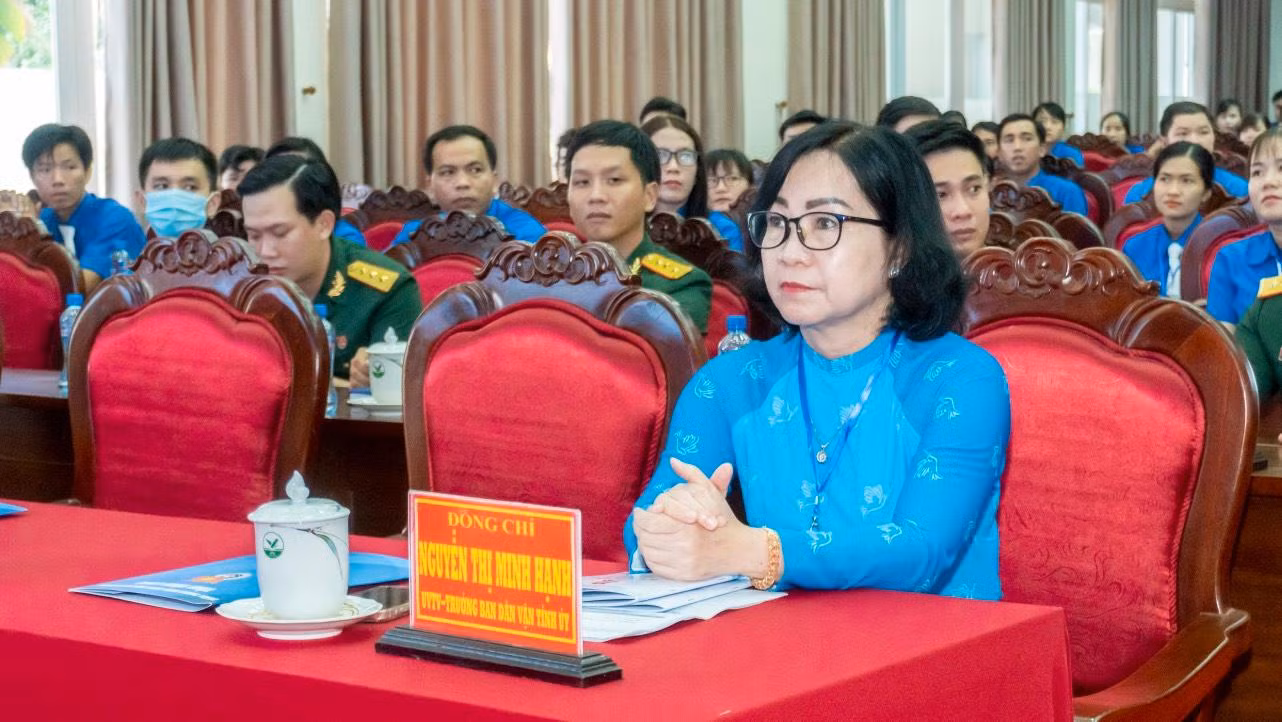 Bà Nguyễn Thị Minh Hạnh, Trưởng Ban Dân vận Tỉnh ủy Vĩnh Long