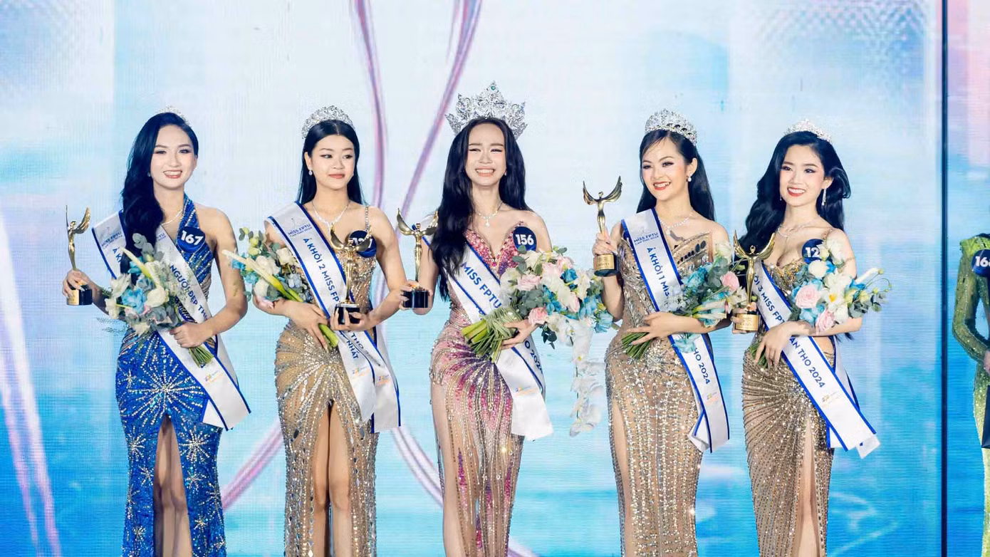 Top 5 cuộc thi Miss FPTU Cần Thơ 2024. Top 5 cuộc thi Miss FPTU Cần Thơ 2024.