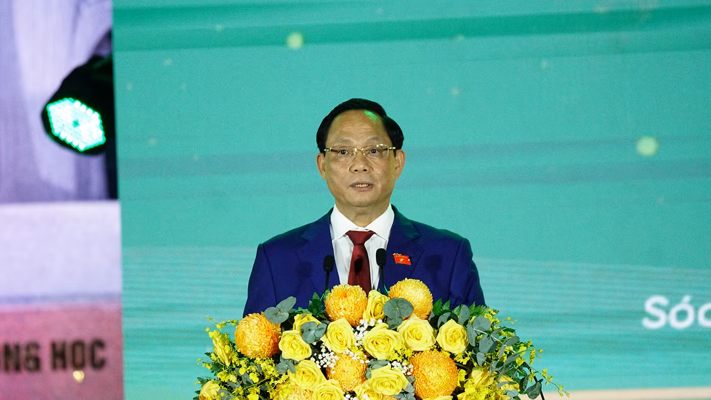 Phó Chủ tịch Quốc hội Trần Quang Phương phát biểu tại buổi lễ. Ảnh: Hòa Hội Phó Chủ tịch Quốc hội Trần Quang Phương phát biểu tại buổi lễ. Ảnh: Hòa Hội
