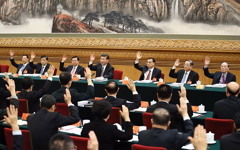 Trung Quốc đưa tư tưởng quân sự của ông Tập Cận Bình vào điều lệ Đảng ảnh 1