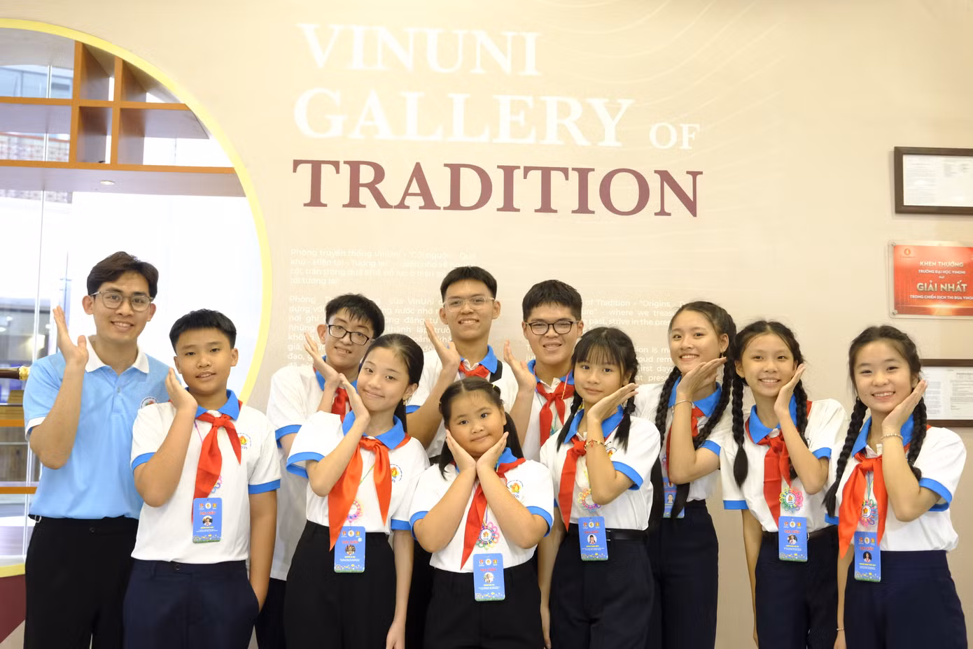 Đại biểu thiếu nhi tham quan, trải nghiệm tại Đại học VinUni. Ảnh: Châu Linh Đại biểu thiếu nhi tham quan, trải nghiệm tại Đại học VinUni. Ảnh: Châu Linh