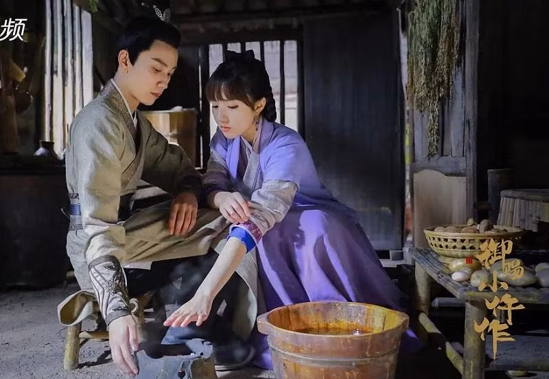 Vương Tử Kỳ và Tô Hiểu Đồng trong "Ngự Tứ Tiểu Ngỗ Tác".