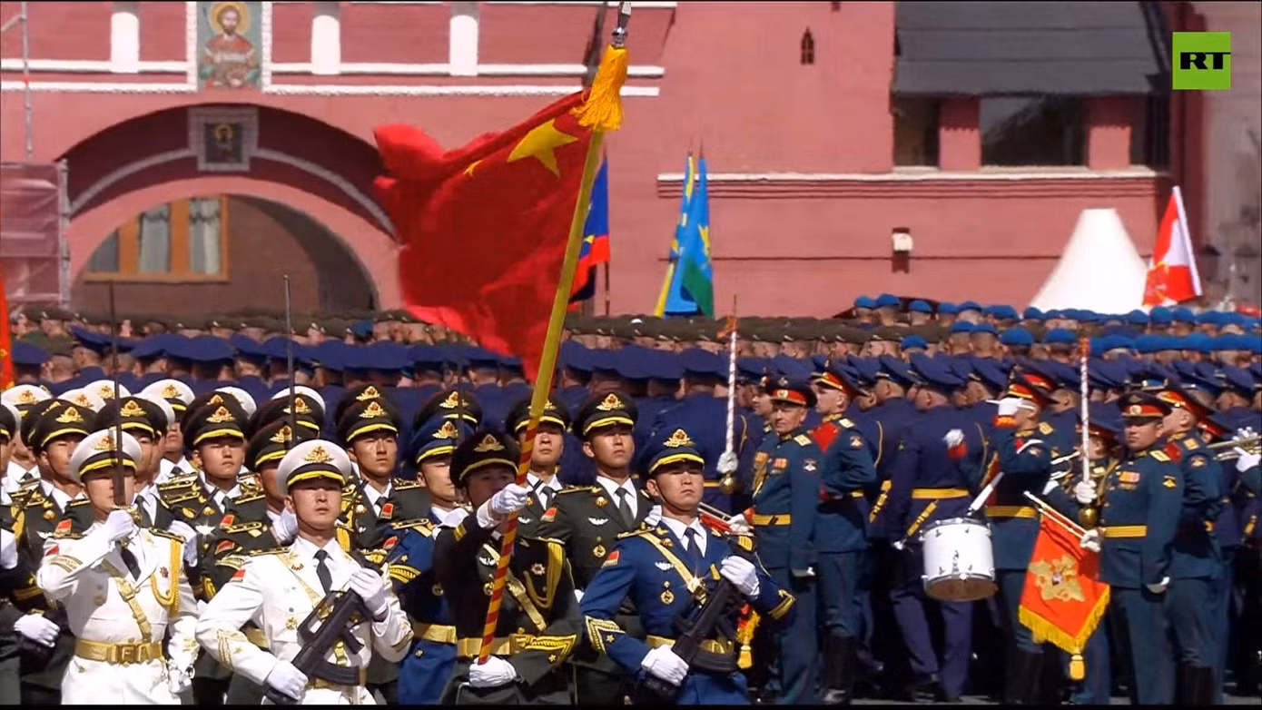 Khối diễu binh Quân đội Trung Quốc.