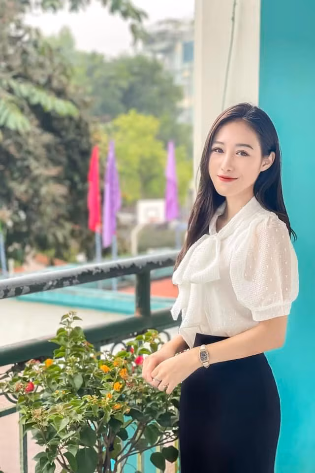 Nguyễn Bá Phương Anh - cô giáo 9X từng là sinh viên Trường Đại học Thủ Đô Hà Nội.