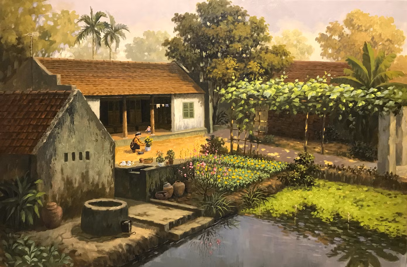 Tác phẩm Nắng ấm mùa đông.