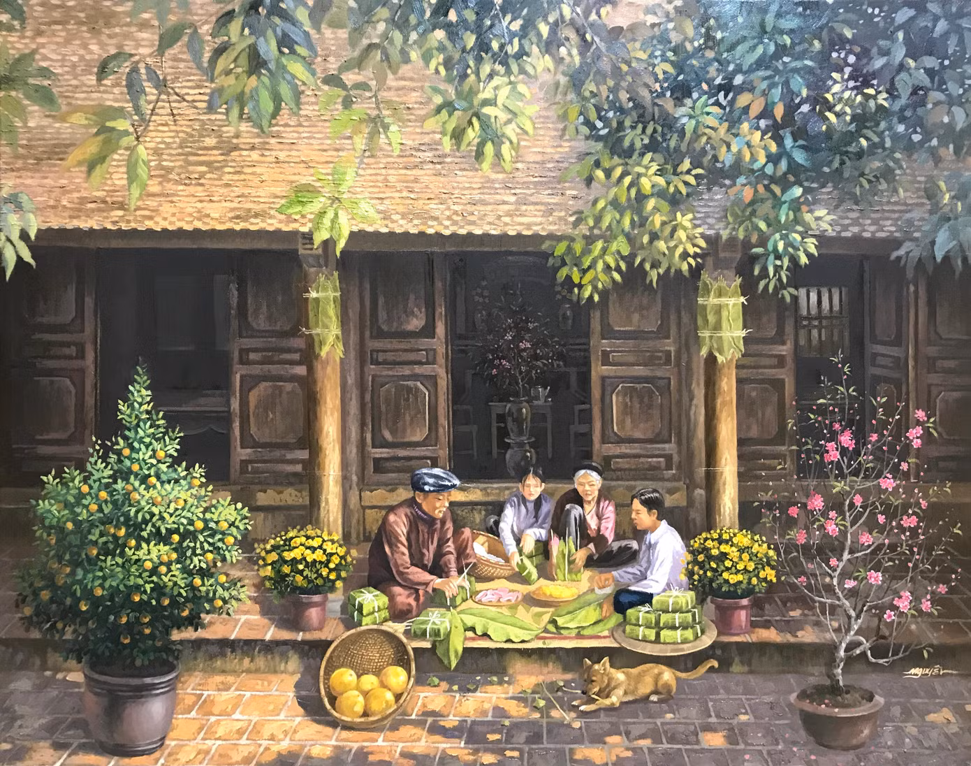 Tác phẩm Ngày Tết.