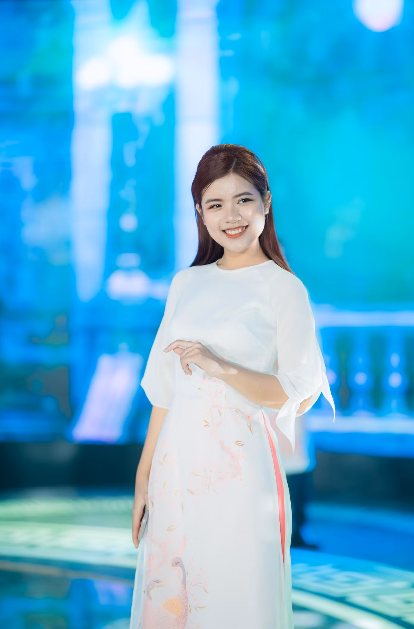 Thu Phương hiện là Phó Chủ Nhiệm CLB MC Học viện Ngoại giao.