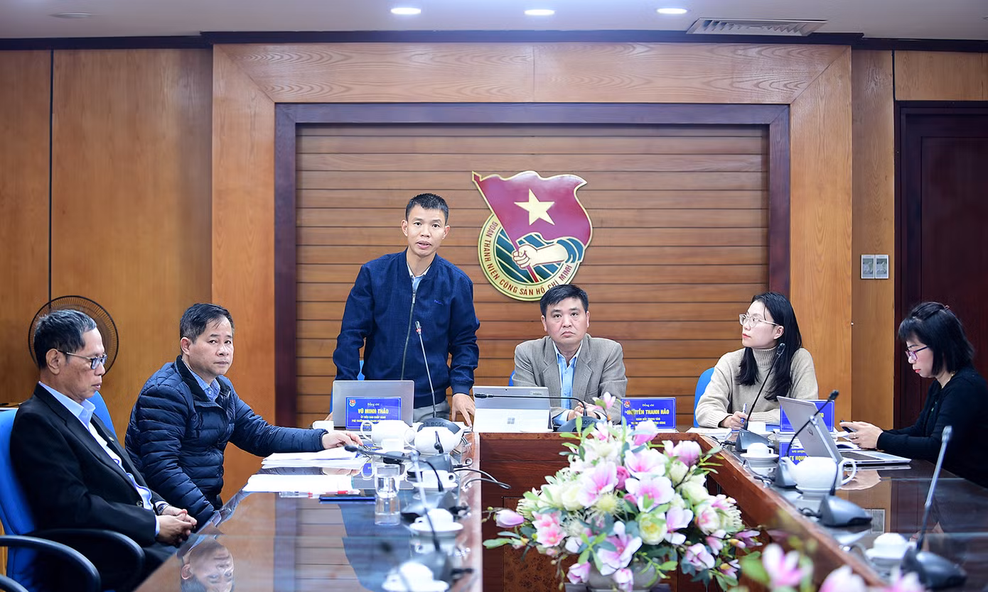 Anh Vũ Minh Thảo phát biểu tại chương trình. Ảnh: Xuân Tùng