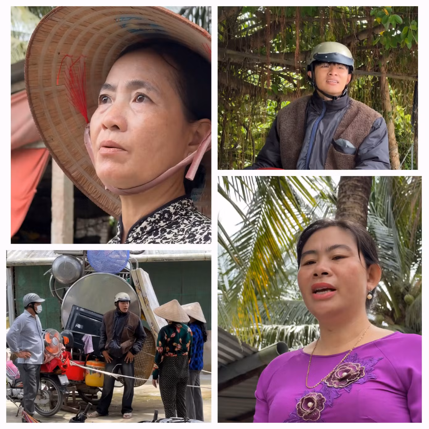Những nhân vật quen thuộc trong câu chuyện "đám giỗ bên cồn" của Lê Tuấn Khang.