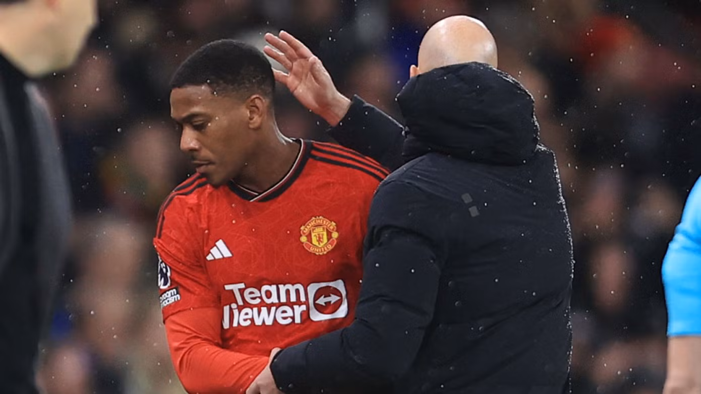 Từ đầu mùa 2023/24, Martial mới có đúng 1 bàn