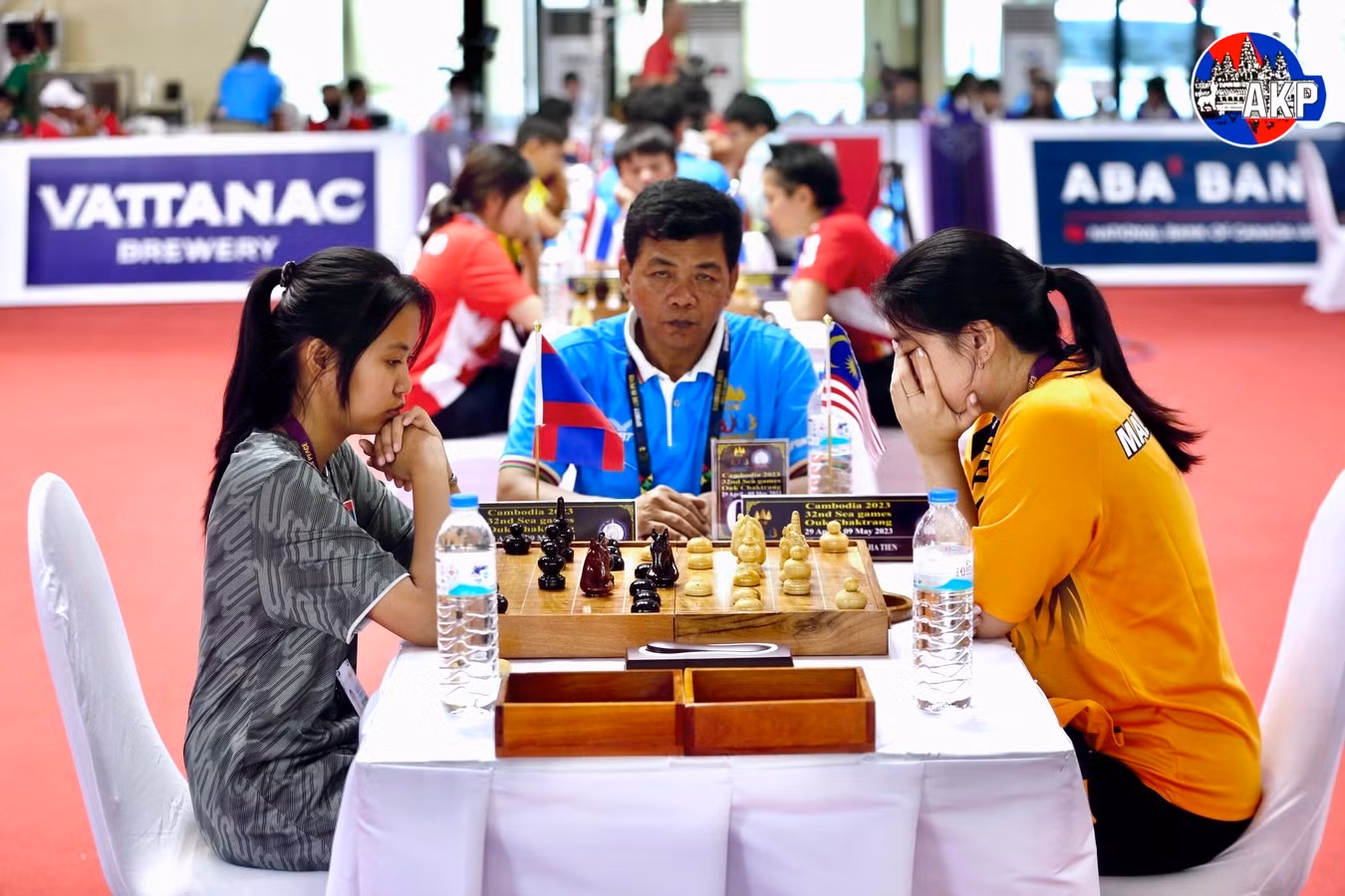 Các kỳ thủ Campuchia gặp nhiều thuận lợi ở môn cờ ốc sở trường
