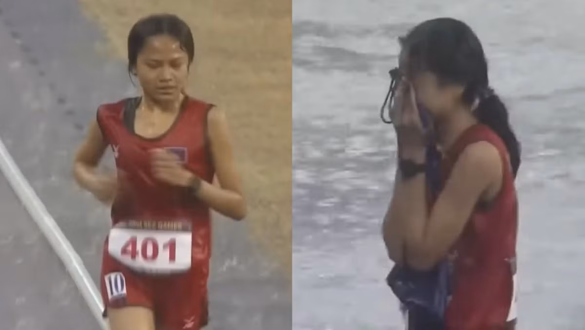 Hình ảnh Bou Samnang khóc đã gây bão mạng