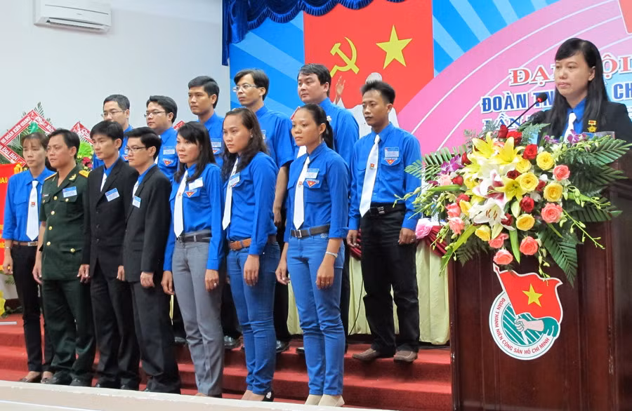 Đoàn đai biểu dự Đại hội đoàn toàn quốc hứa hẹn quyết tâm trước đại hội