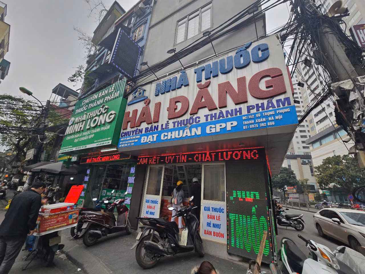 Nhà thuốc Hải Đăng, số 142 Vũ Trọng Phụng.