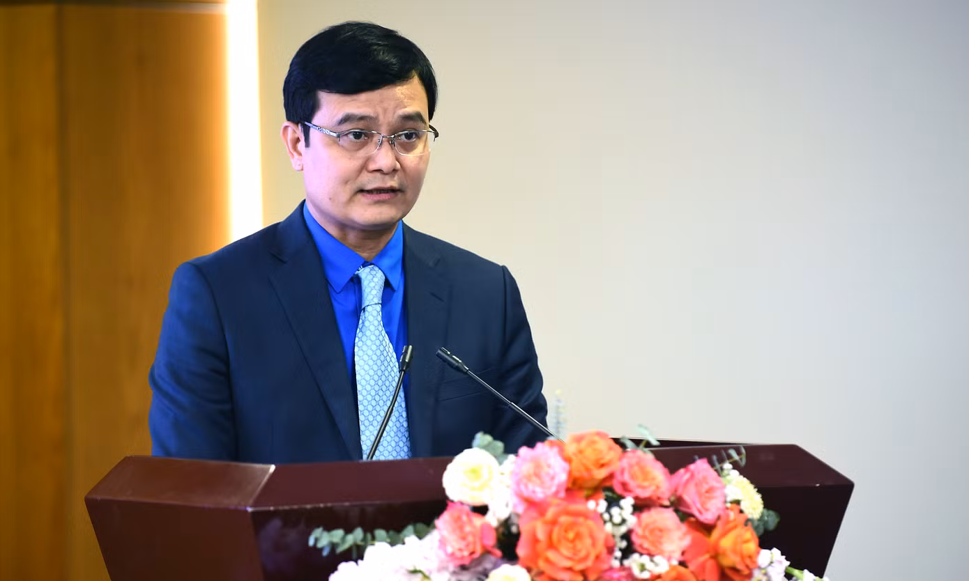 Anh Bùi Quang Huy phát biểu tại chương trình. Ảnh: Xuân Tùng