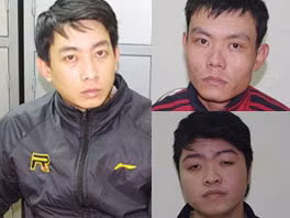 Ba đối tượng bị bắt giữ