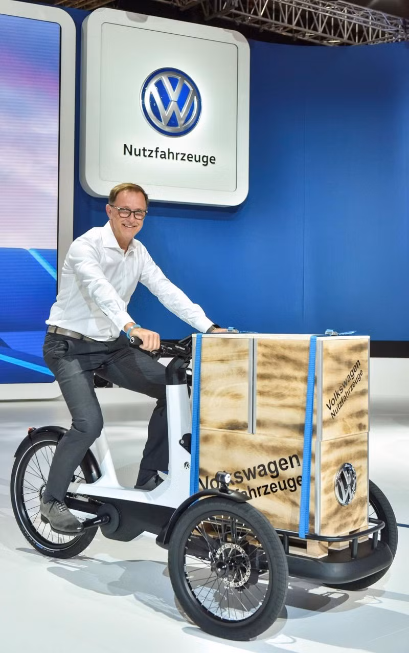 Volkswagen ra mắt 'xích lô điện' Cargo chuyên chở hàng ảnh 3