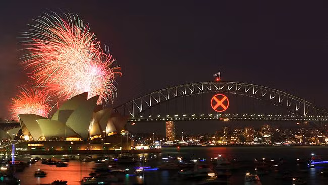 Đại tiệc pháo hoa trên cầu cảng Sydney