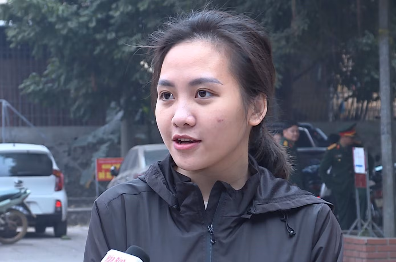 Trương Thị Ngọc Anh (24 tuổi) quê Phố Re, xã Ân Nghĩa, huyện Lạc Sơn (Hòa Bình). Ảnh: Thanh Hải - TTXVN
