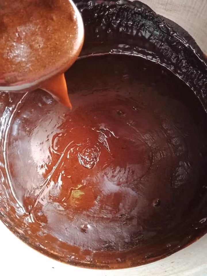 Nồi cao Gắm vừa nấu xong Nồi cao Gắm vừa nấu xong