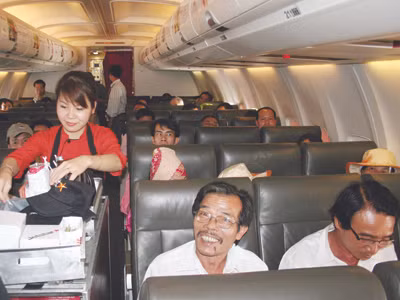 Ngoài phục vụ thông thường, tiếp viên hàng không phải biết xử lý tình huống tốt lúc nguy cấp (ảnh minh họa)	Ảnh: Bảo Khánh