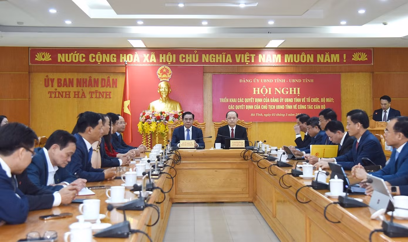 Toàn cảnh hội nghị. Ảnh: Báo Hà Tĩnh.