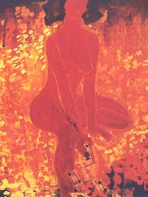 Hoa thơm - sơn mài Ngô Thành Nhân