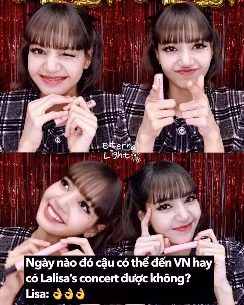 Ảnh: Eternal Light - LISA BlackPink Vietnam Fanpage Ảnh: Eternal Light - LISA BlackPink Vietnam Fanpage