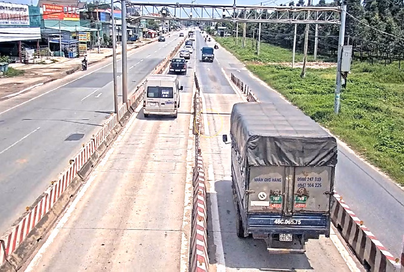 Khu vực bố trí trạm cân trên tuyến ĐT.741
