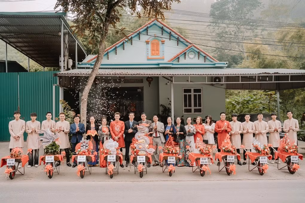 Hình ảnh trong đám hỏi của cặp đôi (Ảnh: NVCC). Hình ảnh trong đám hỏi của cặp đôi (Ảnh: NVCC).
