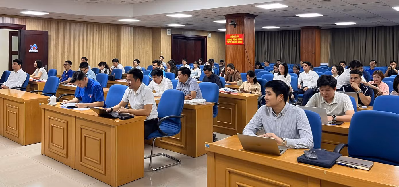 Các đại biểu được tập huấn trước khi lên đường tham gia Gặp gỡ Hữu nghị Thanh niên Việt Nam – Trung Quốc lần thứ 23, năm 2024