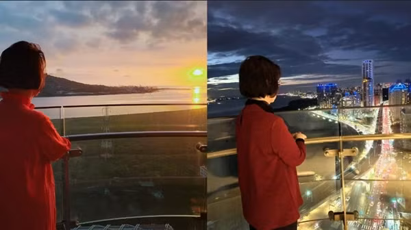 Căn penthouse của Quỳnh Dao thực sự có view tuyệt mỹ. Ảnh: Chinapress, Sinchew News.