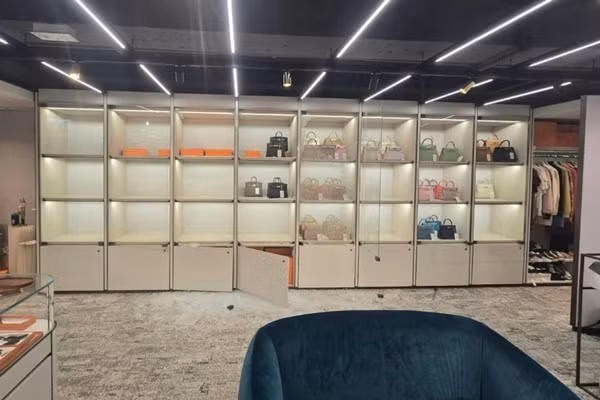 66 chiếc túi Hermès đã bị lấy đi trong vụ đột nhập chỉ kéo dài 3 phút. Ảnh: Ginza Xiaoma.