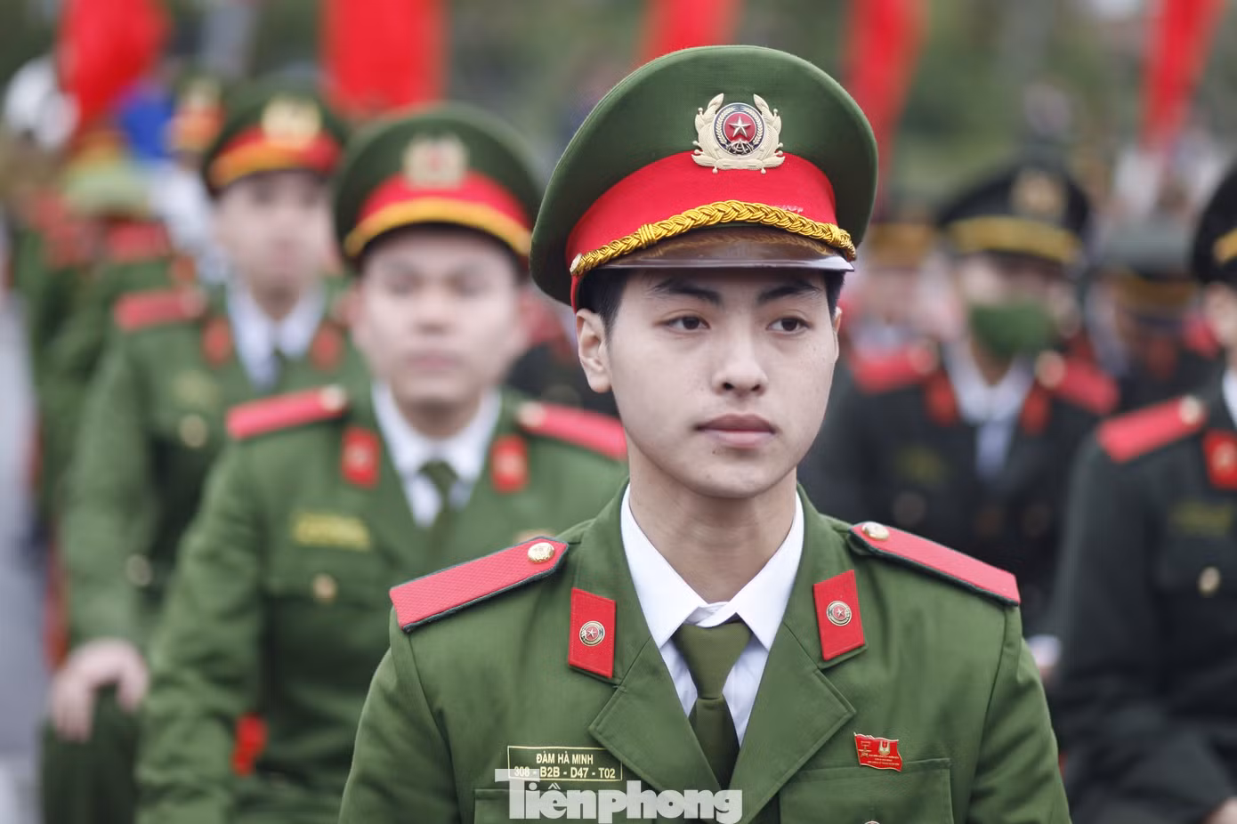 Tuổi trẻ Công an tham dự chương trình. Ảnh: Nguyễn Thắng