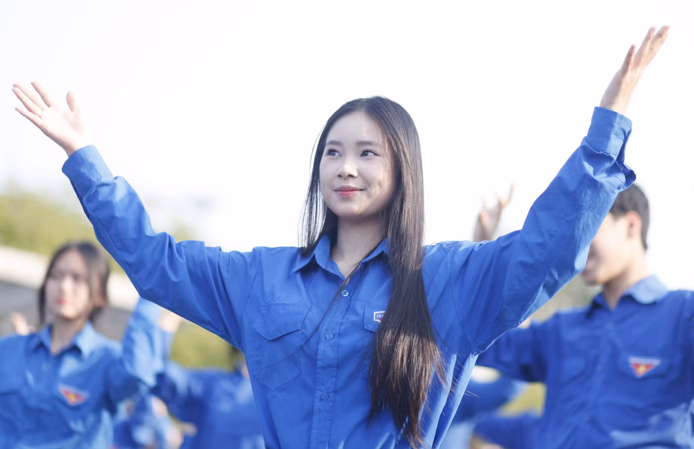 Học sinh Bắc Ninh có khát vọng vươn lên trong lý tưởng, hoài bão. Ảnh: Nguyễn Thắng