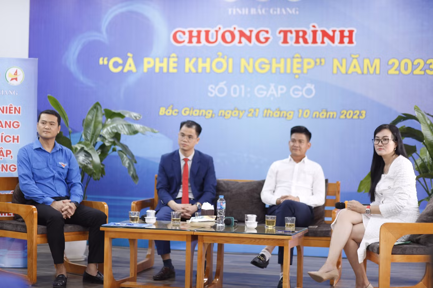 Chương trình "Cà phê khởi nghiệp" thu hút nhiều bạn trẻ tham gia. Ảnh: Nguyễn Thắng